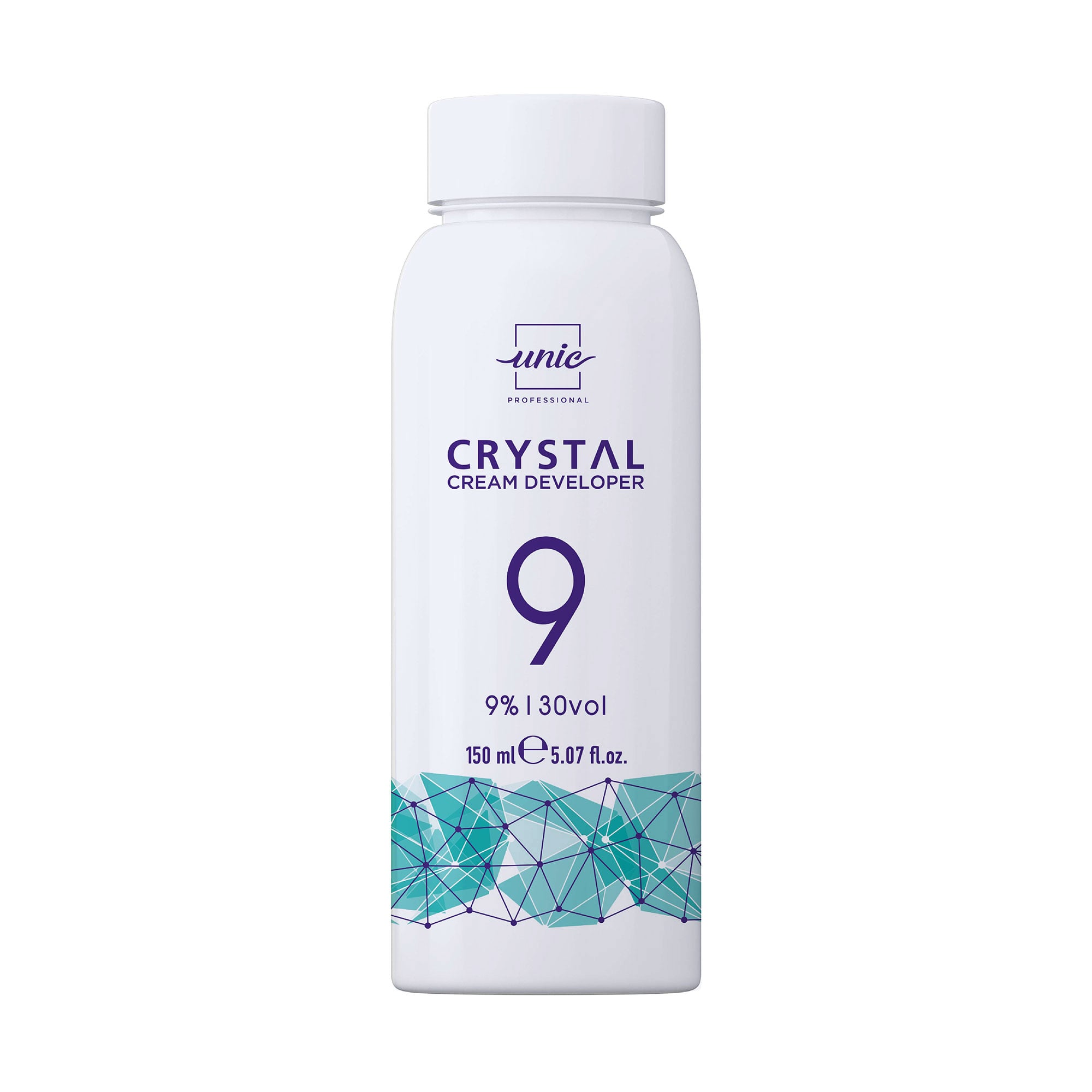 Крем-оксигент для волосся Unic Crystal Cream Developer 30 vol 9%, 150 мл