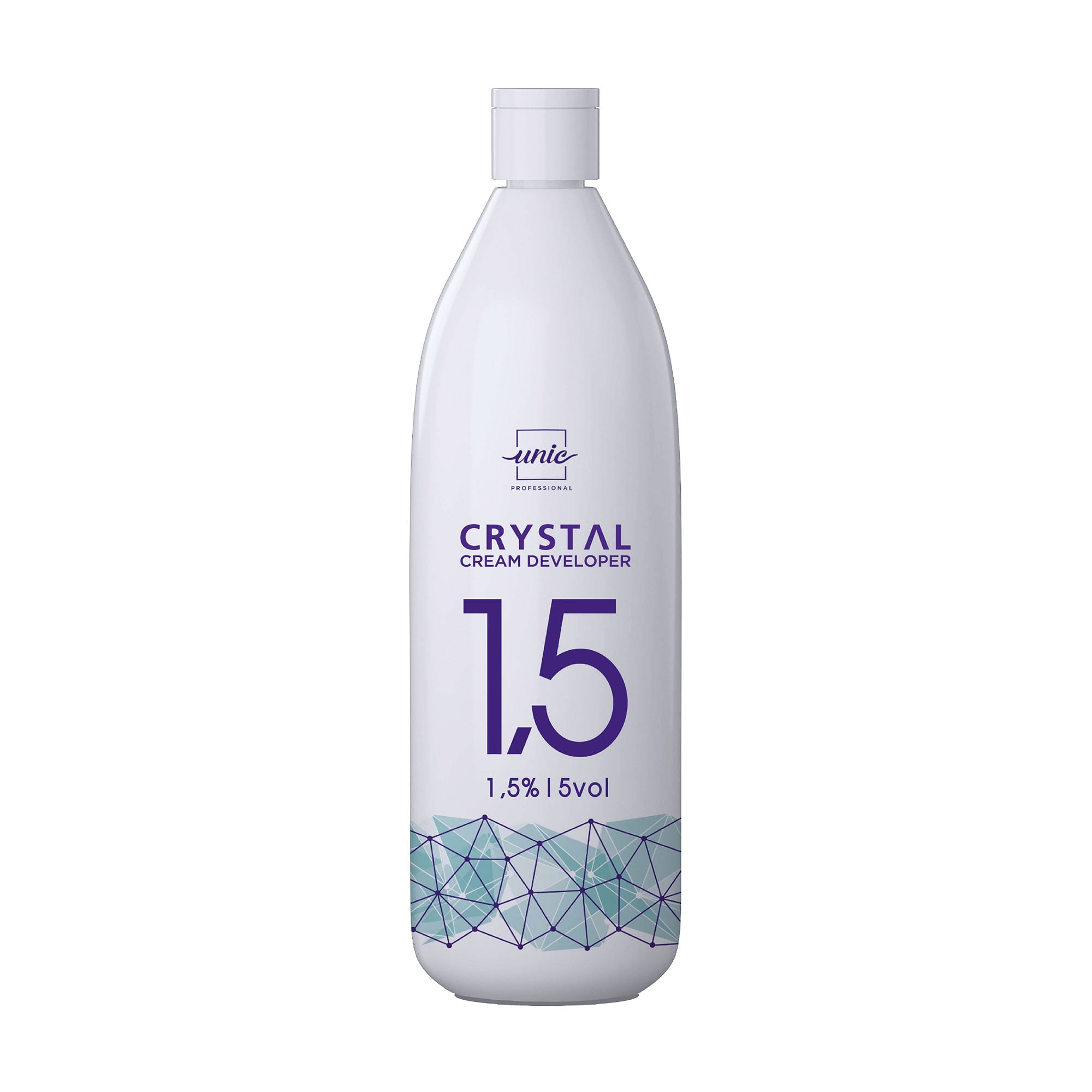 Крем-оксигент для волосся Unic Crystal Cream Developer 5 vol 1.5%, 1 л